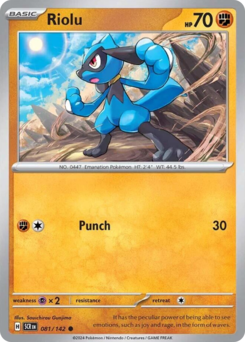 Riolu — Stellar Crown 81/142