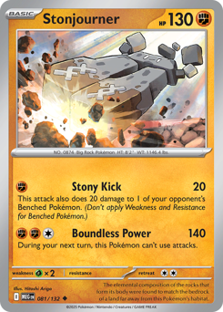 Stonjourner — Mega Evolution 81/132