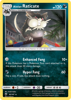 Alolan Raticate — Burning Shadows 82/147