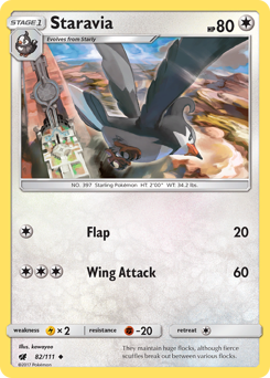 Staravia — Crimson Invasion 82/111