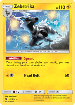 Zebstrika — Lost Thunder 82/214
