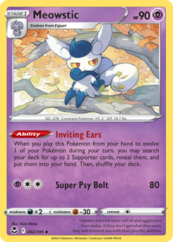 Meowstic — Silver Tempest 82/195