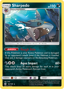 Sharpedo — Sun & Moon 82/149