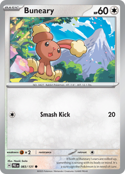 Buneary — Prismatic Evolutions 83/131