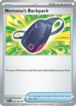 Nemona's Backpack — Paldean Fates 83/91
