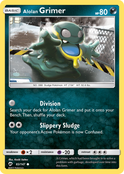 Alolan Grimer — Burning Shadows 83/147