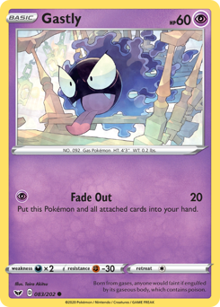 Gastly — Sword & Shield 83/202
