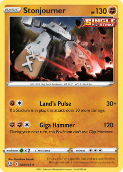 Stonjourner — Battle Styles 84/163