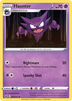 Haunter — Sword & Shield 84/202