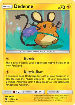 Dedenne — Lost Thunder 84/214