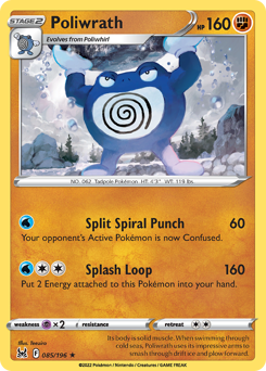 Poliwrath — Lost Origin 85/196