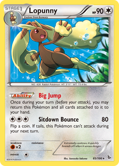 Lopunny — Flashfire 85/106