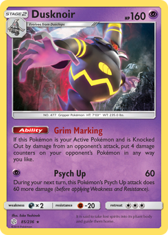 Dusknoir — Cosmic Eclipse 85/236