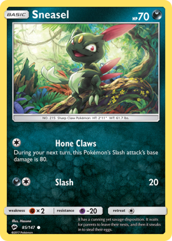 Sneasel — Burning Shadows 85/147