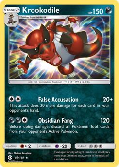 Krookodile — Sun & Moon 85/149