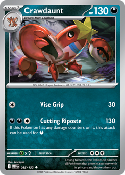 Crawdaunt — Mega Evolution 85/132