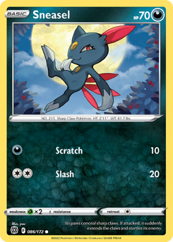 Sneasel — Brilliant Stars 86/172