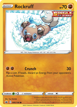 Rockruff — Chilling Reign 86/198