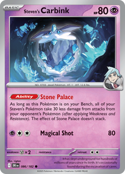 Steven's Carbink — Destined Rivals 86/182