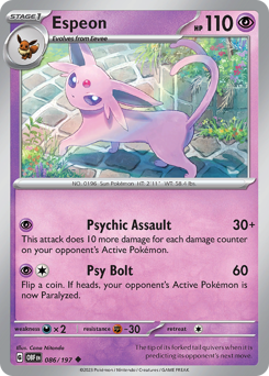 Espeon — Obsidian Flames 86/197
