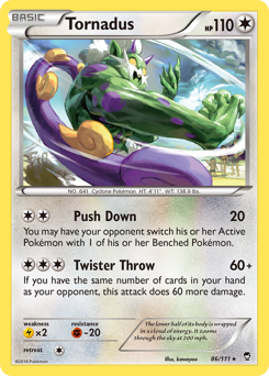 Tornadus — Furious Fists 86/111