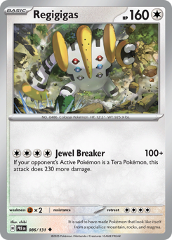 Regigigas — Prismatic Evolutions 86/131