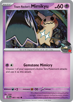 Team Rocket's Mimikyu — Destined Rivals 87/182