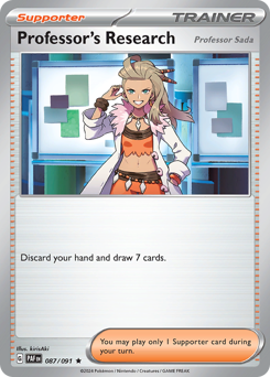 Professor's Research — Paldean Fates 87/91