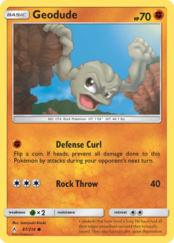 Geodude — Unbroken Bonds 87/214