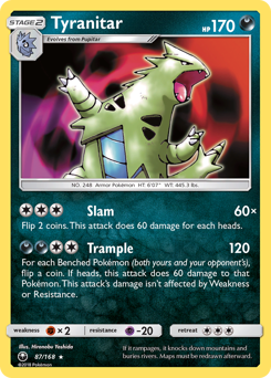 Tyranitar — Celestial Storm 87/168