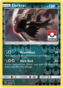 Darkrai — Burning Shadows 87/147
