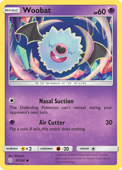 Woobat — Cosmic Eclipse 87/236