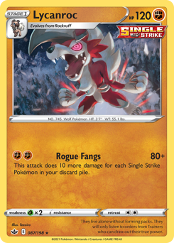 Lycanroc — Chilling Reign 87/198