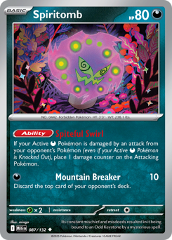 Spiritomb — Mega Evolution 87/132