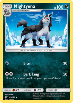 Mightyena — Team Up 87/181