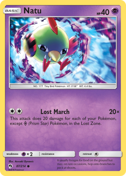Natu — Lost Thunder 87/214