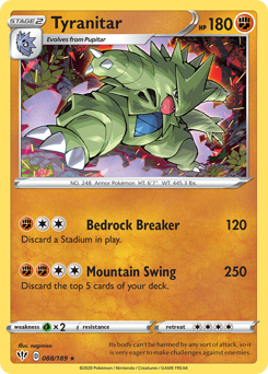 Tyranitar — Darkness Ablaze 88/189