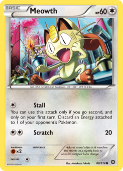 Meowth — Steam Siege 88/114