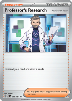 Professor's Research — Paldean Fates 88/91