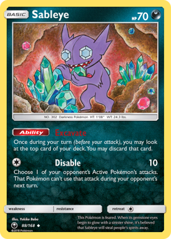 Sableye — Celestial Storm 88/168
