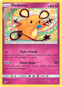 Dedenne — Forbidden Light 88/131