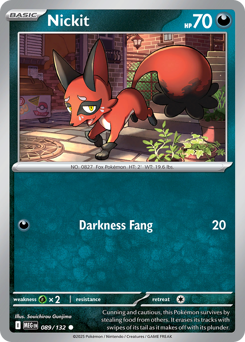Nickit — Mega Evolution 89/132