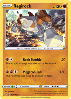 Regirock — Vivid Voltage 89/185