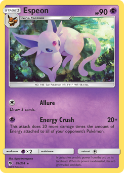 Espeon — Lost Thunder 89/214