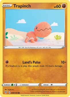 Trapinch — Darkness Ablaze 89/189