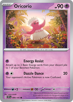 Oricorio — Surging Sparks 89/191