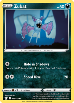 Zubat — Battle Styles 89/163