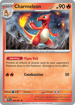 Charmeleon — Paldean Fates 8/91