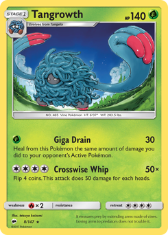 Tangrowth — Burning Shadows 8/147