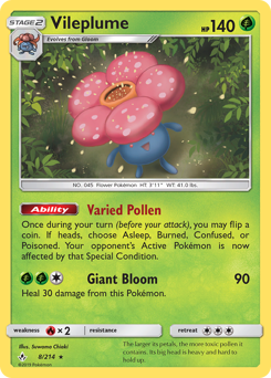 Vileplume — Unbroken Bonds 8/214